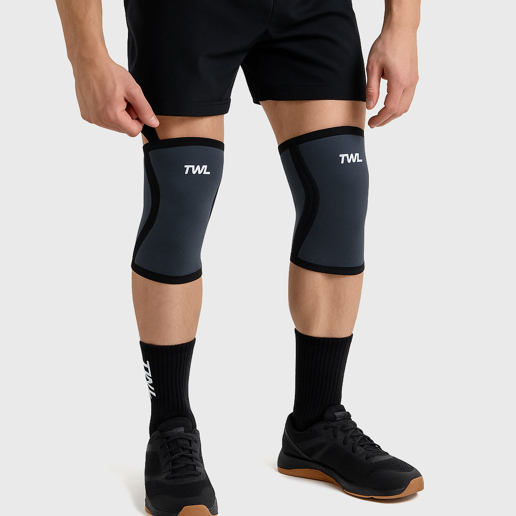 TWL - TEKNIC KNEE SLEEVES - BLACK/WHITE