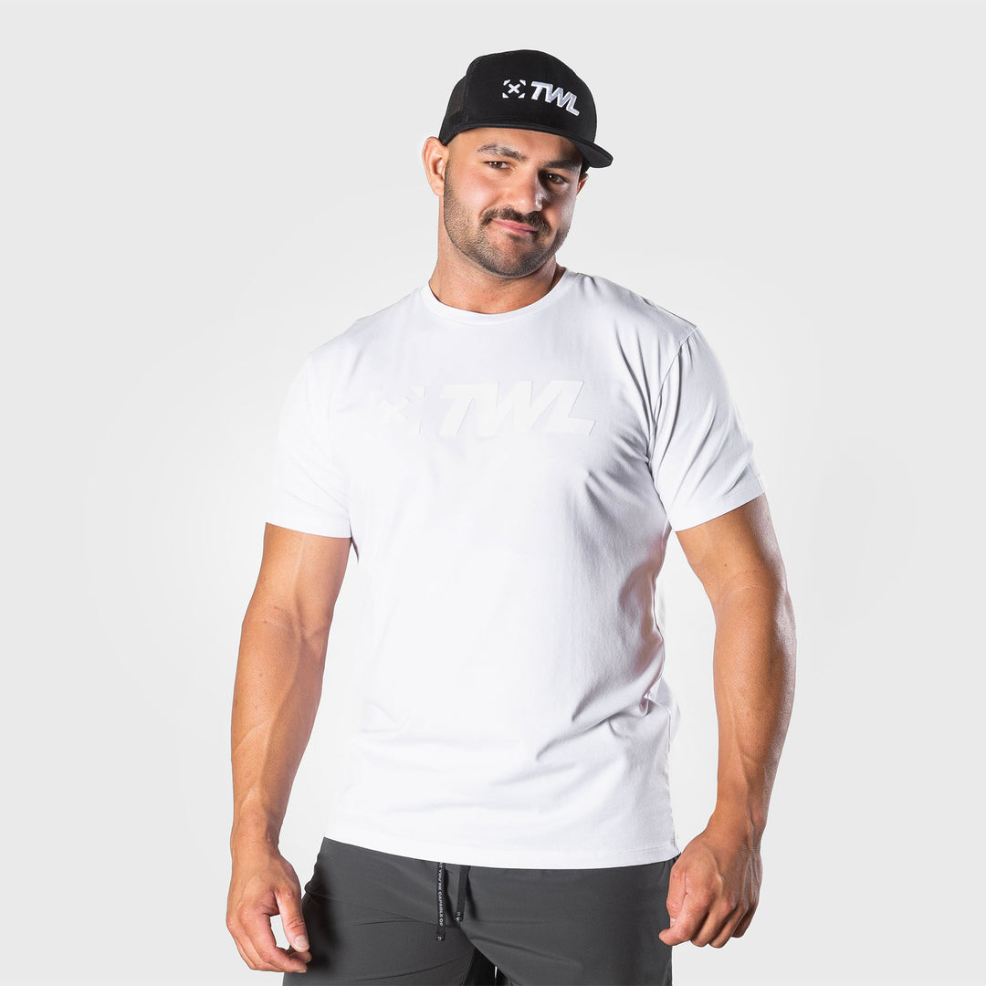 TWL - MEN'S EVERYDAY T-SHIRT - TRIPLE WHITE