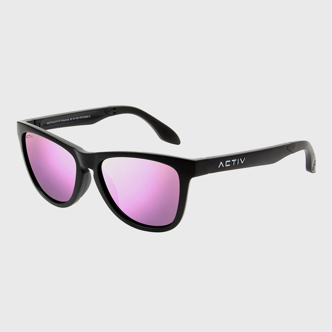 ACTIV - One - Matte Black with Pink Lens