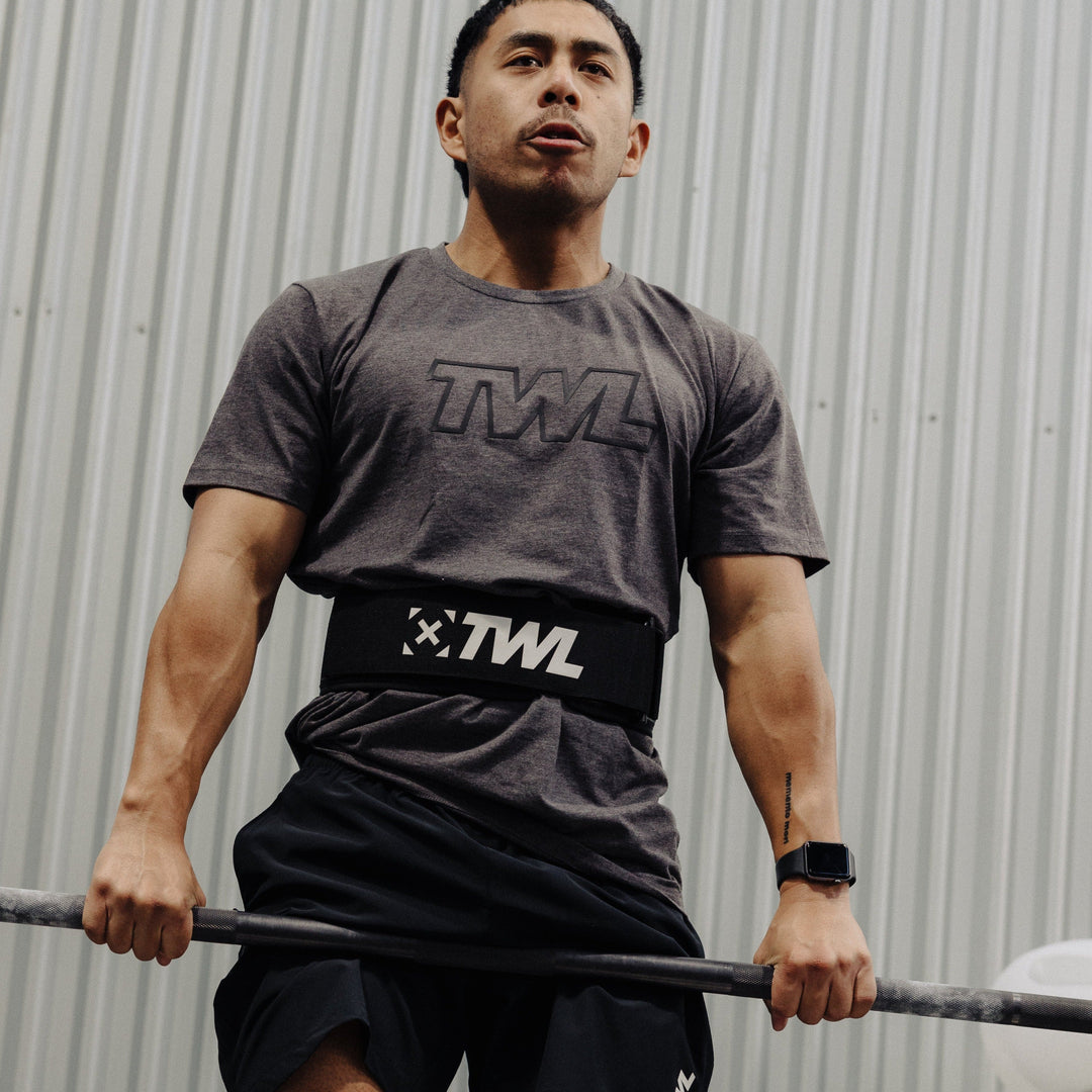 TWL - HYBRID VELCRO LIFTING BELT - BLACK