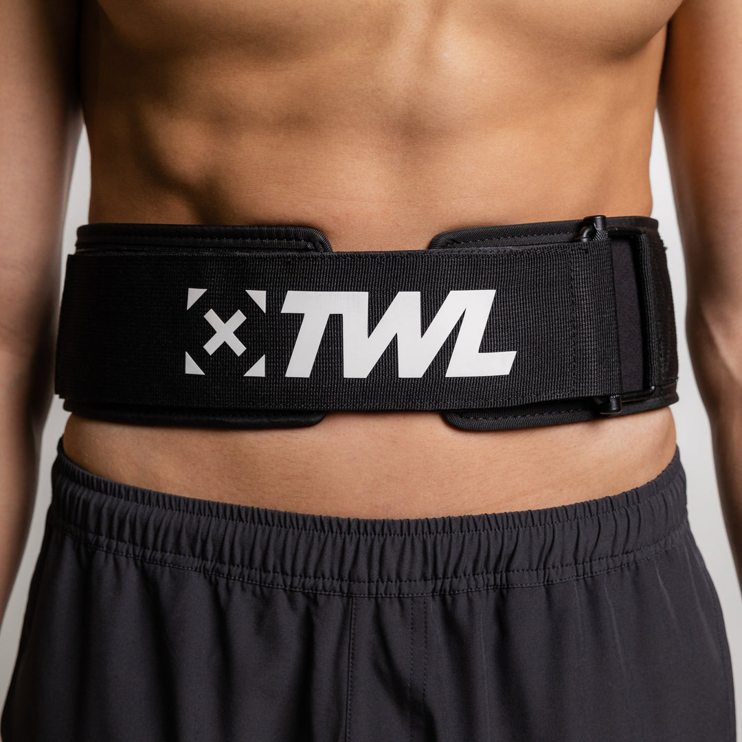 TWL - HYBRID VELCRO LIFTING BELT - BLACK