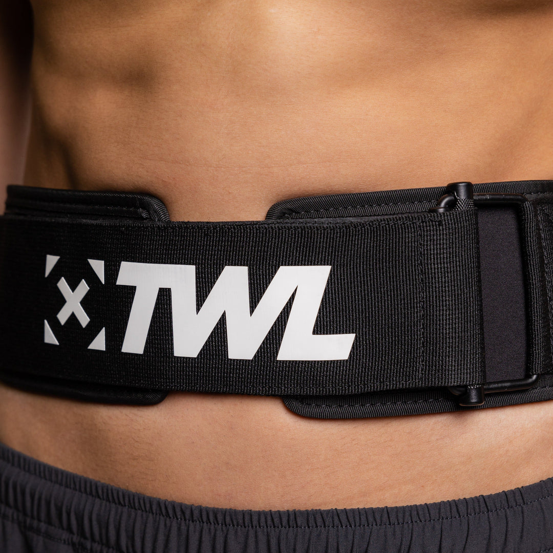 TWL - HYBRID VELCRO LIFTING BELT - BLACK