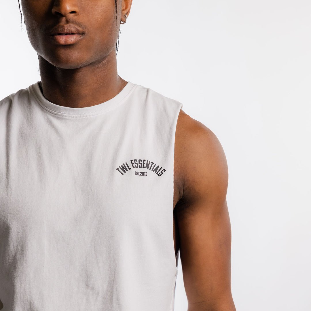 TWL - MEN'S EVERYDAY MUSCLE TANK - ESSENTIALS - WHITE