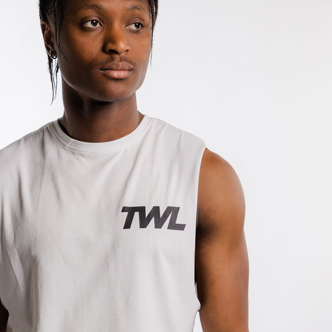 TWL - MEN'S EVERYDAY MUSCLE TANK - ICON - WHITE