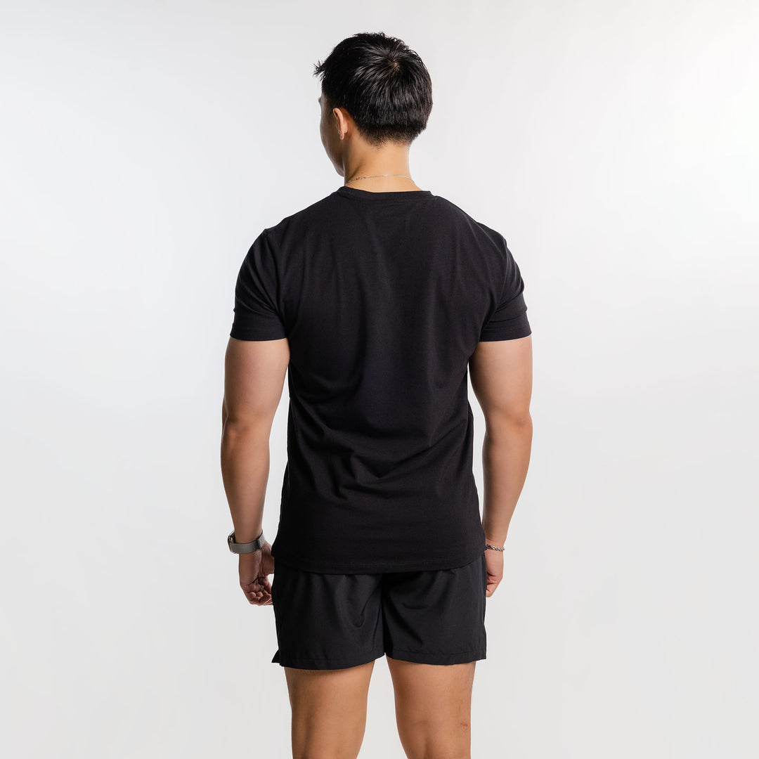 TWL - MEN'S EVERYDAY T-SHIRT - ATHLETE ICON - BLACK