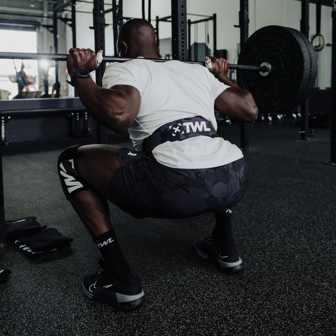 TWL - HYBRID VELCRO LIFTING BELT - BLACK CAMO