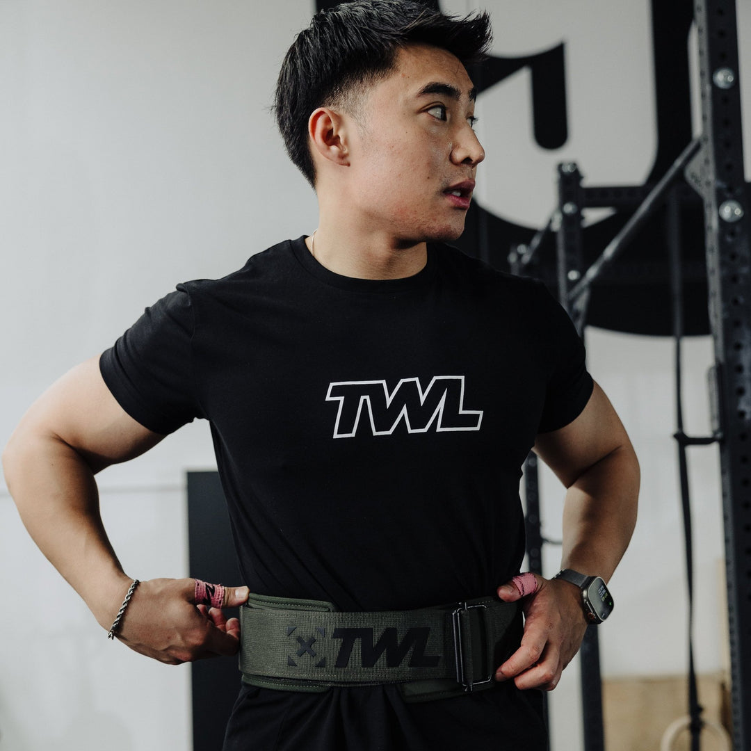 TWL - HYBRID VELCRO LIFTING BELT - DARK KHAKI