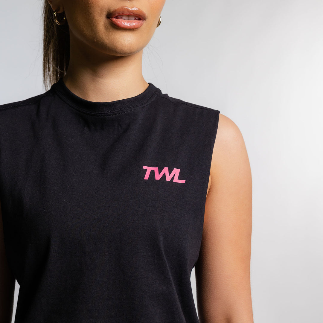 TWL -  WOMEN'S SLASH CROP - STRONGER TOGETHER - FINELINE