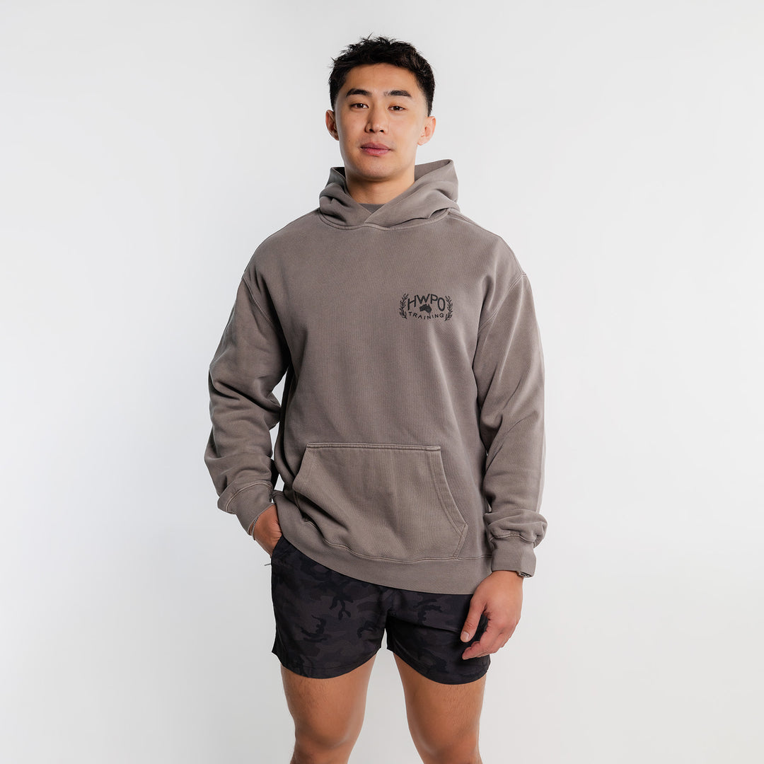 HWPO - RELAXED HOODIE - FADED GRAY