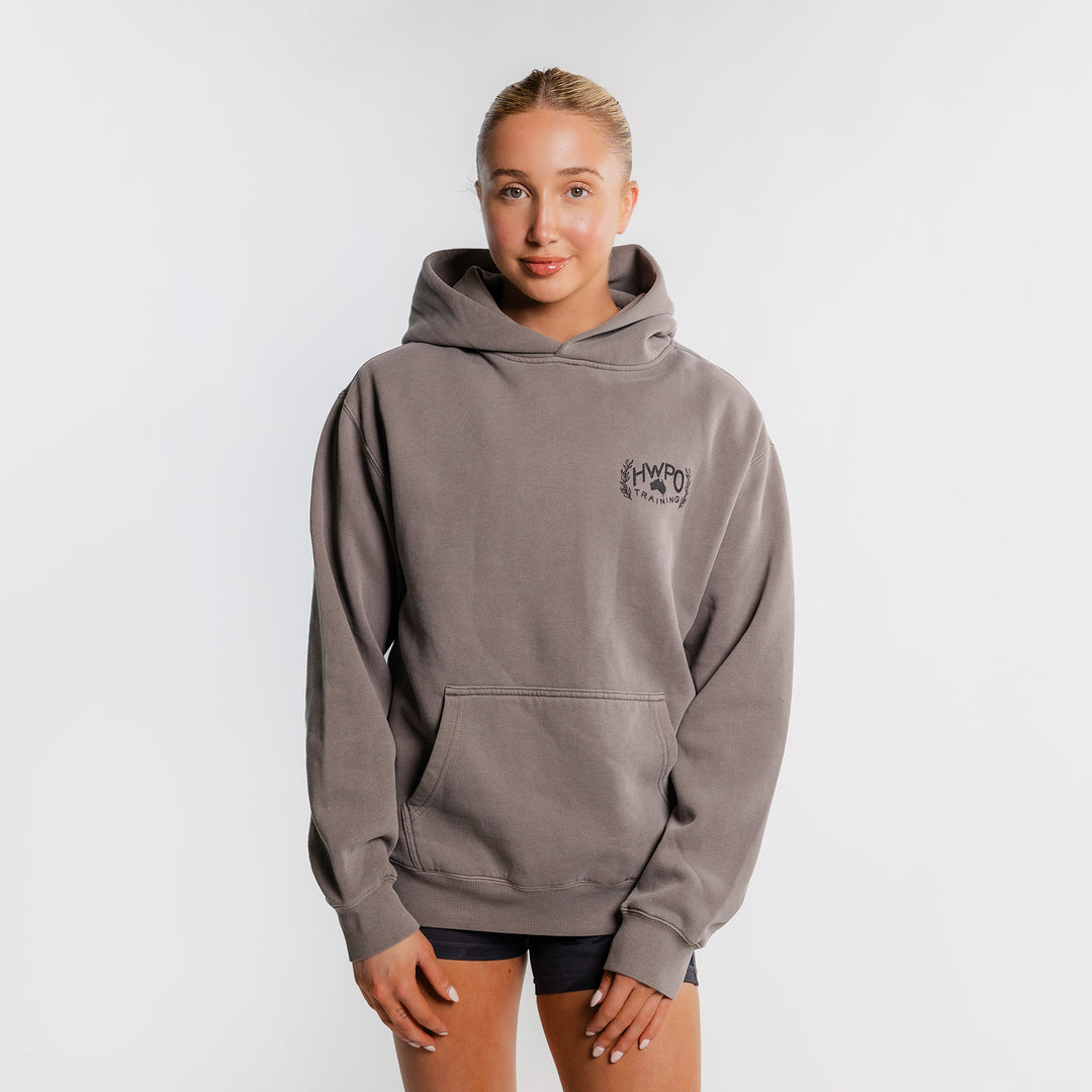 HWPO - RELAXED HOODIE - FADED GRAY