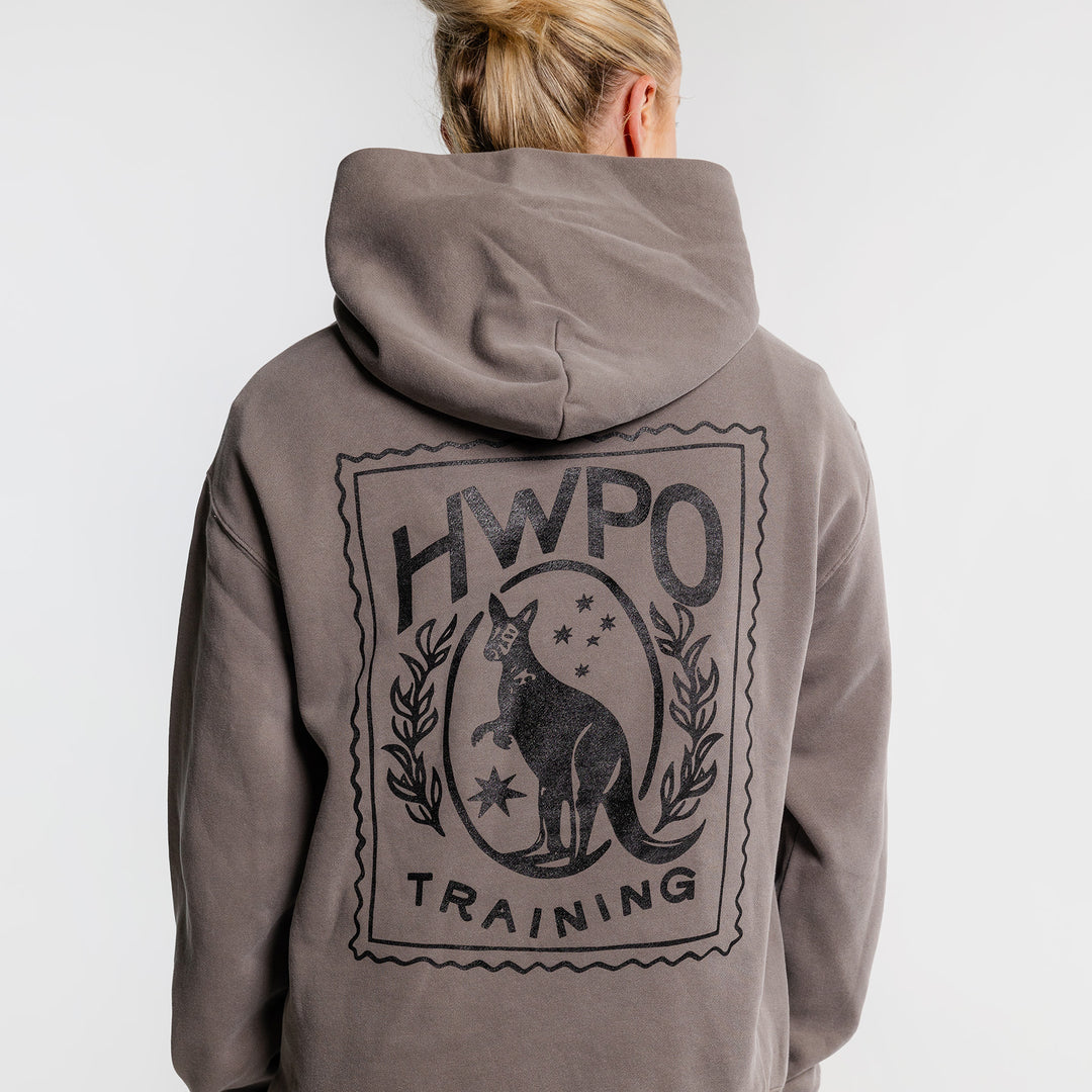 HWPO - RELAXED HOODIE - FADED GRAY