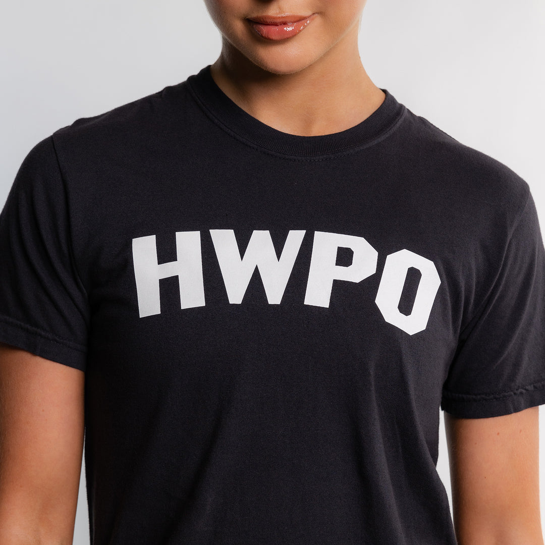 HWPO - STATEMENT T-SHIRT 2.0 - BLACK/WHITE