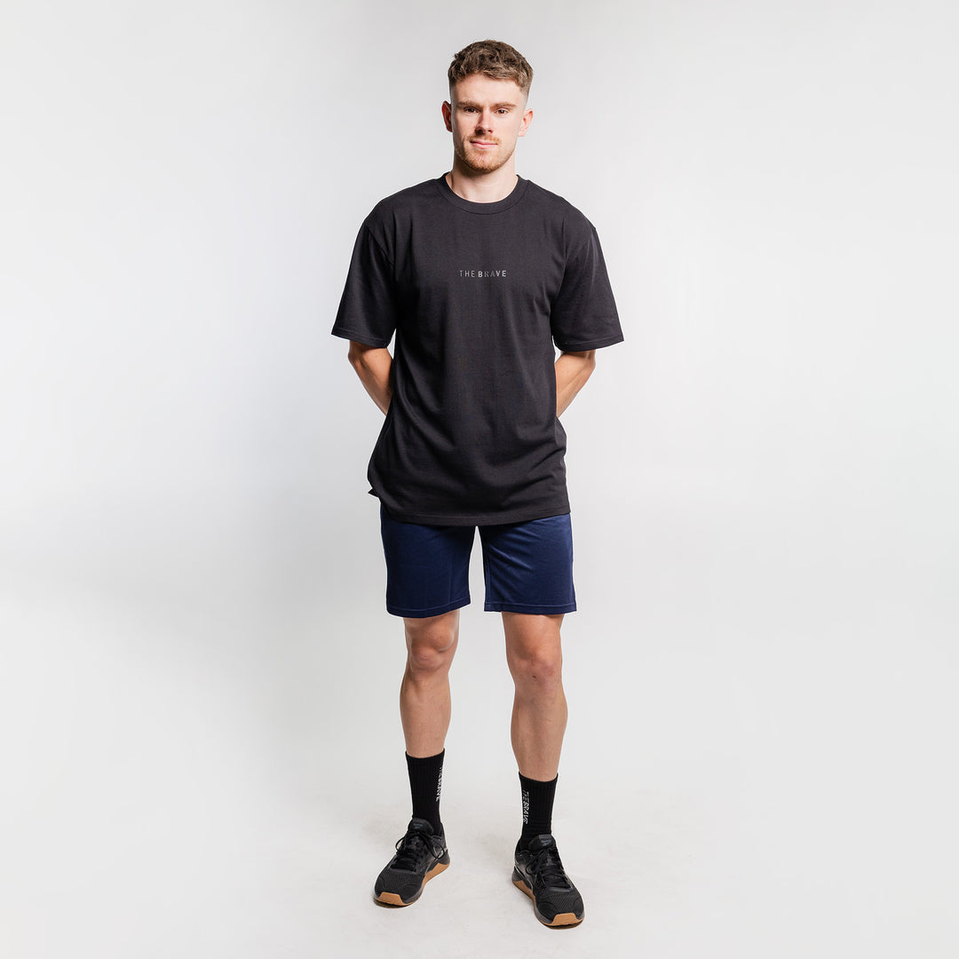 THE BRAVE - LIFESTYLE OVERSIZED T-SHIRT - BLACK