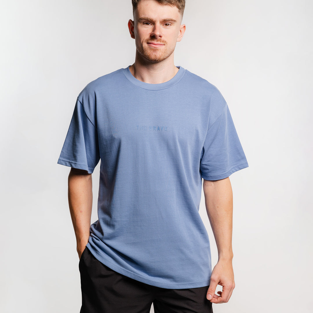 THE BRAVE - LIFESTYLE OVERSIZED T-SHIRT - GLACIER