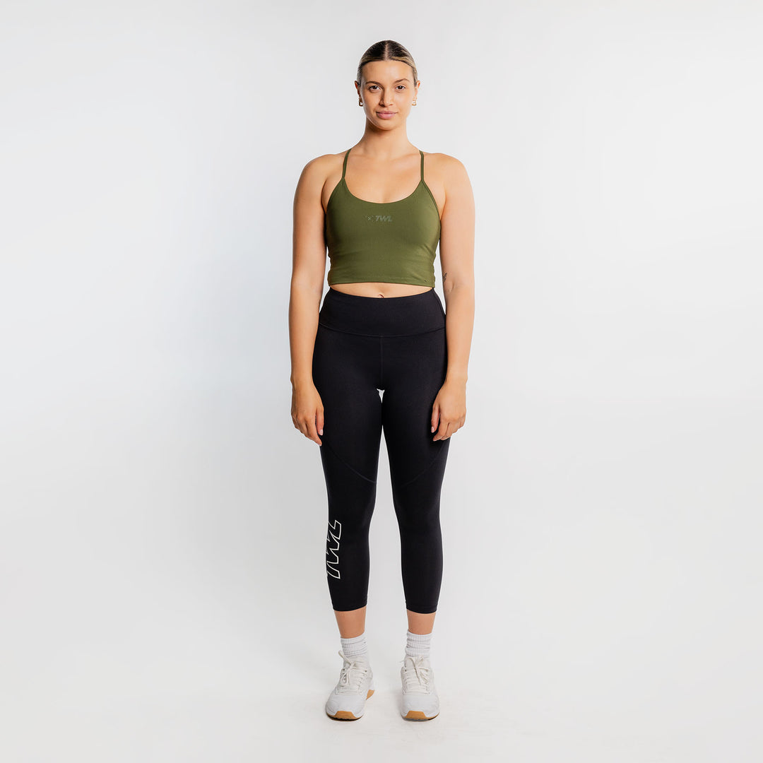 TWL - WOMEN'S FORM BRA - DARK KHAKI