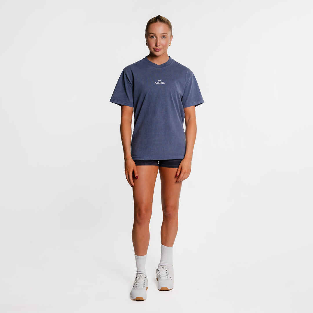 TWL - LIFESTYLE OVERSIZED T-SHIRT - Y2K ATHLETE -  FADED INDIGO