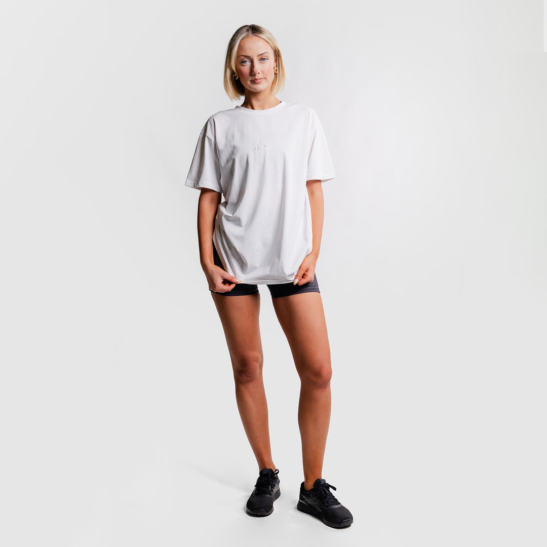 TWL - OVERSIZED T-SHIRT - ENDORPHINS - TRIPLE WHITE