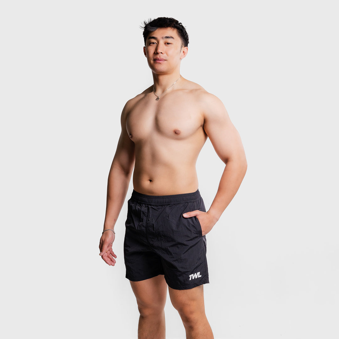 TWL - MEN'S SWIM SHORTS - BLACK