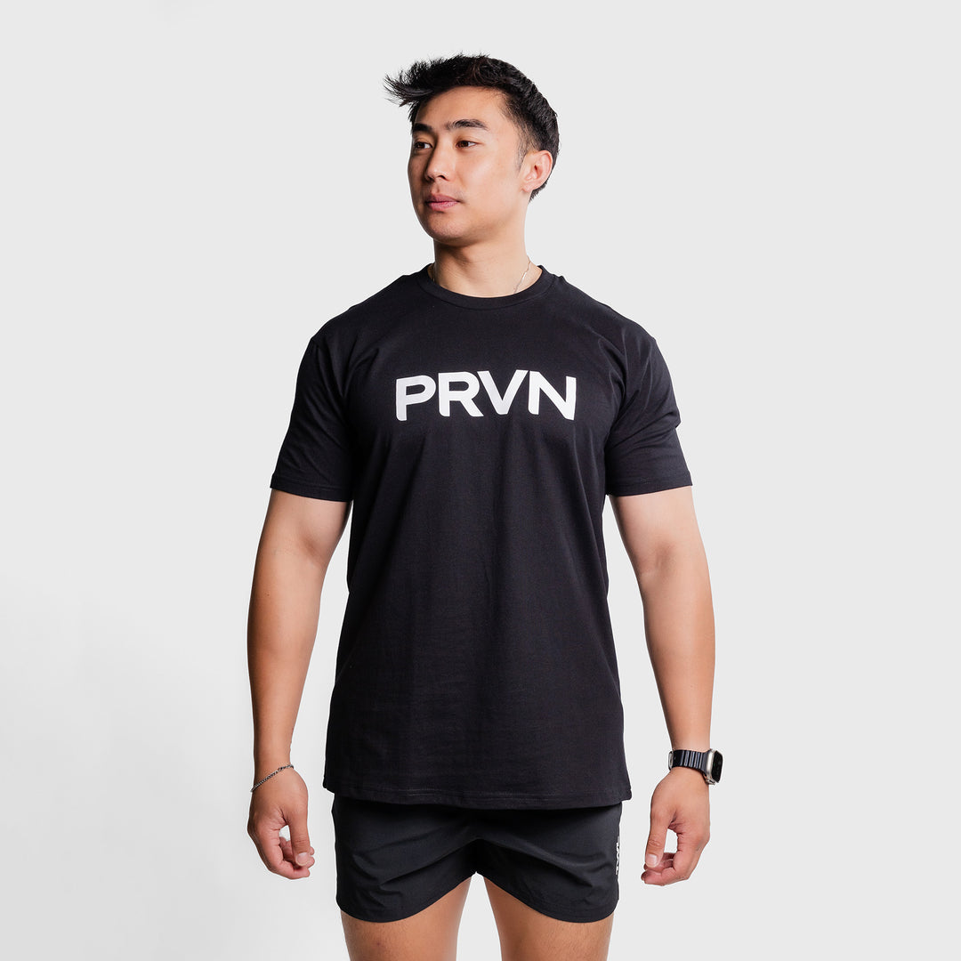 TWL - PRVN STAPLE T-SHIRT - BLACK/WHITE