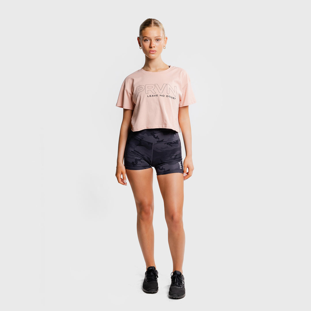 TWL - PRVN LND CROP - PALE PINK/ BLACK