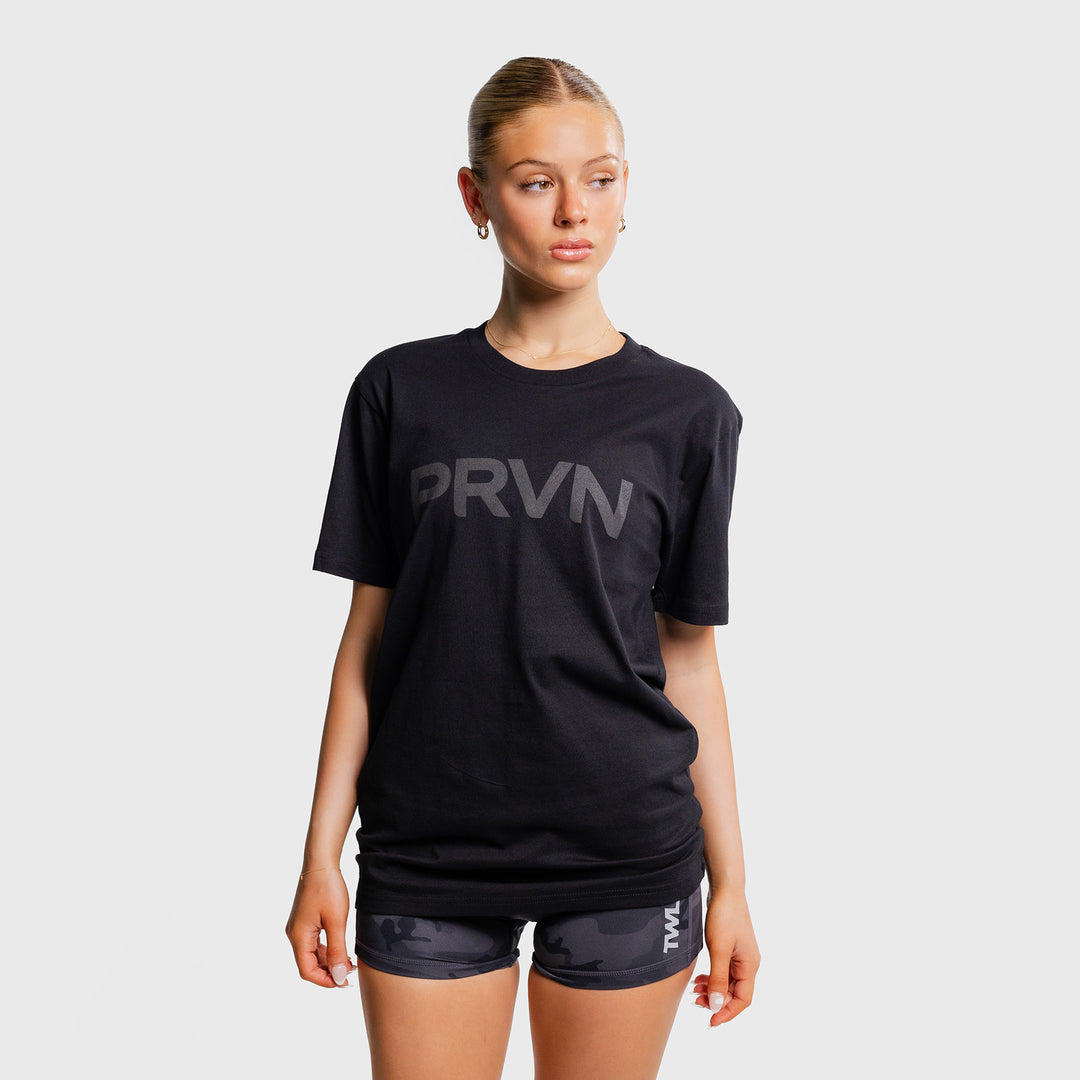 TWL - PRVN STAPLE T-SHIRT - BLACK/BLACK