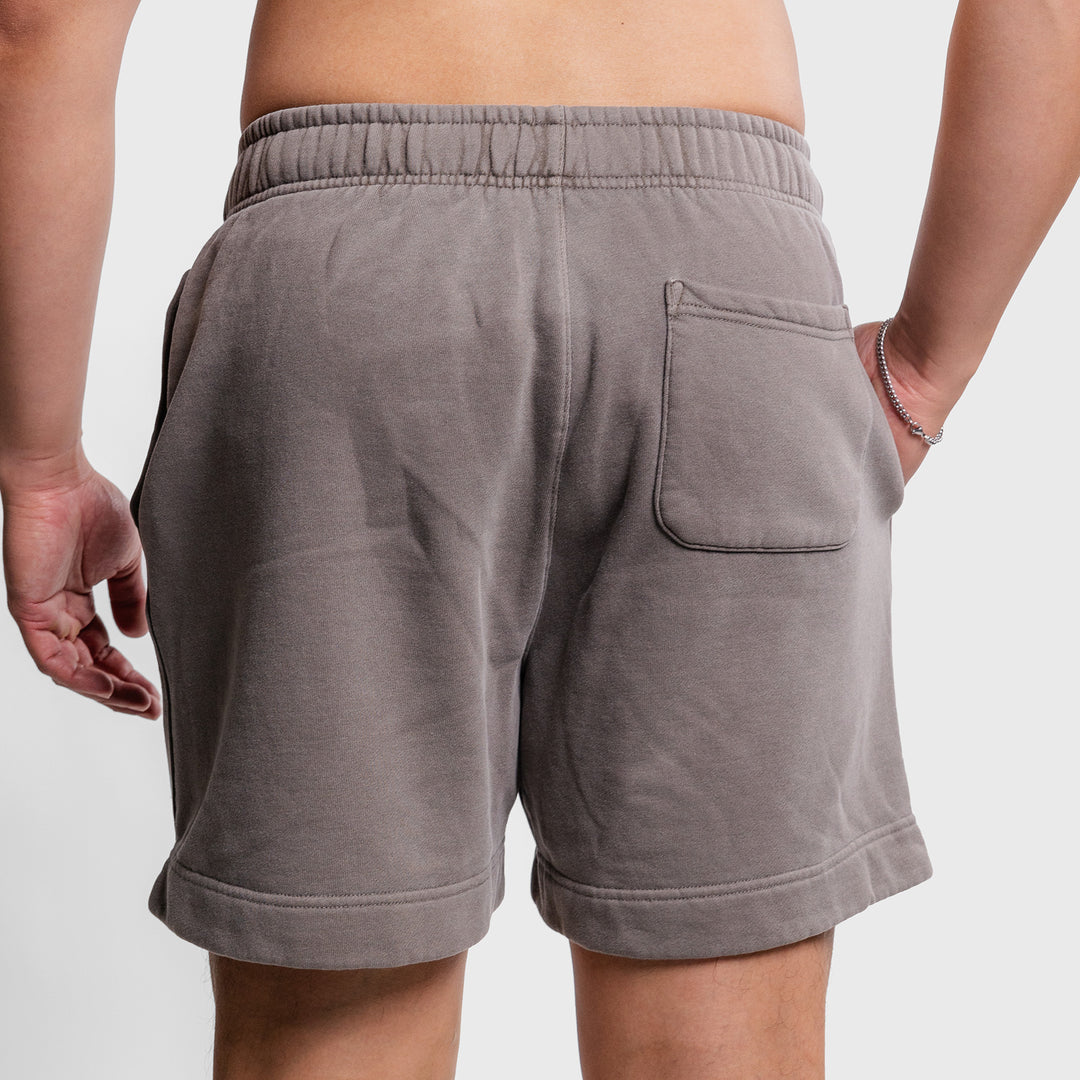 TWL - RELAXED TRACK SHORTS  - FADED GREY