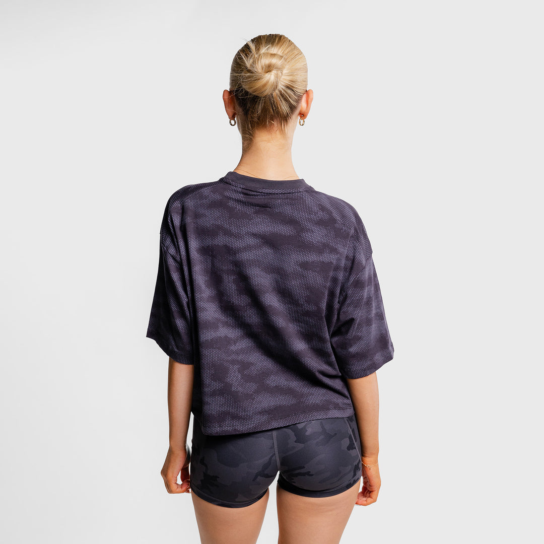 TWL - WOMEN'S OVERSIZED CROPPED T-SHIRT - ELEMENT