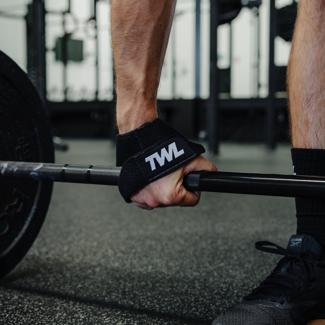 TWL - FIG 8 LIFTING STRAPS - BLACK