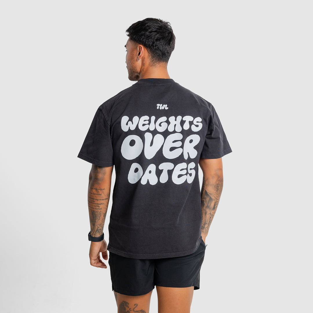 TWL - LIFESTYLE OVERSIZED T-SHIRT - WEIGHTS OVER DATES