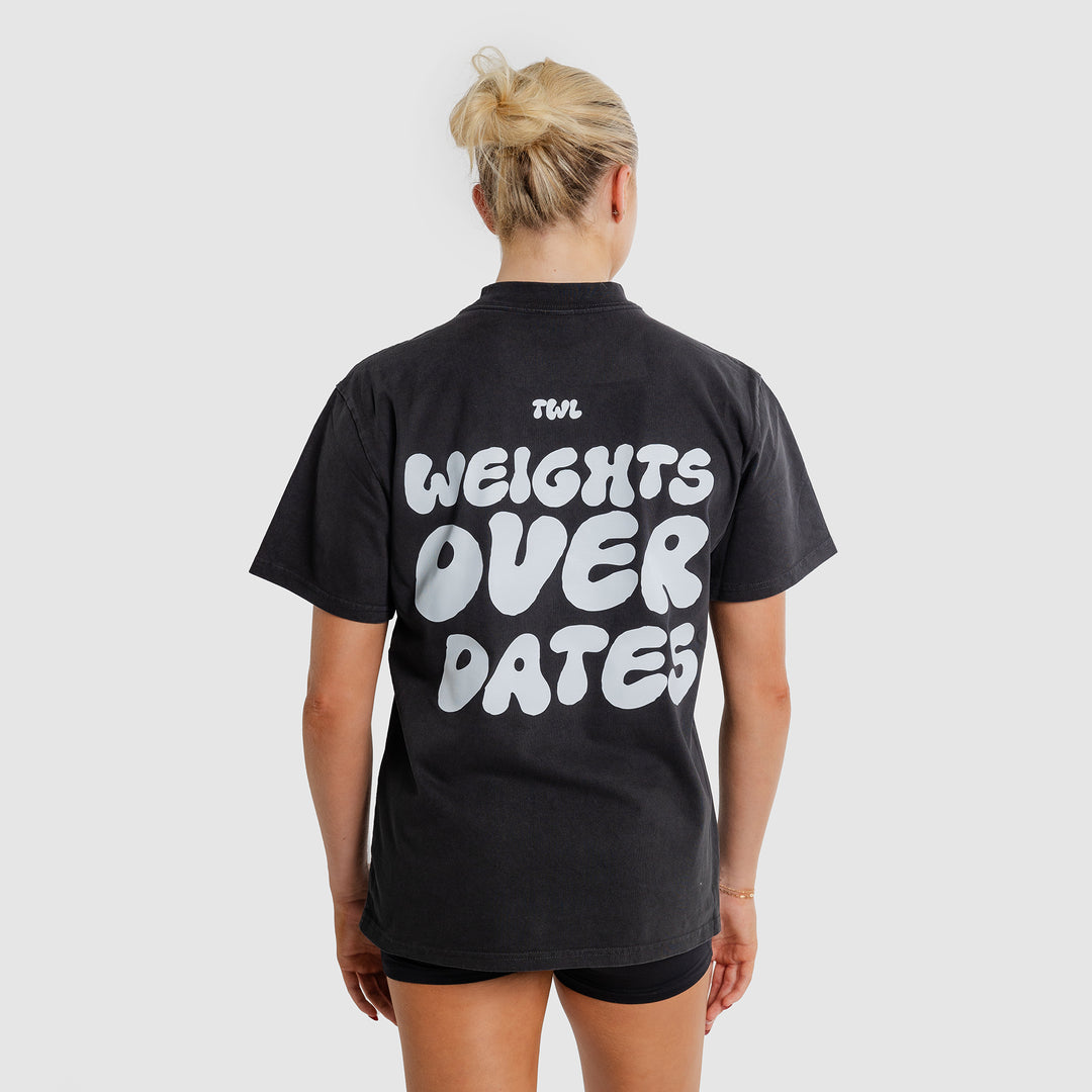 TWL - LIFESTYLE OVERSIZED T-SHIRT - WEIGHTS OVER DATES