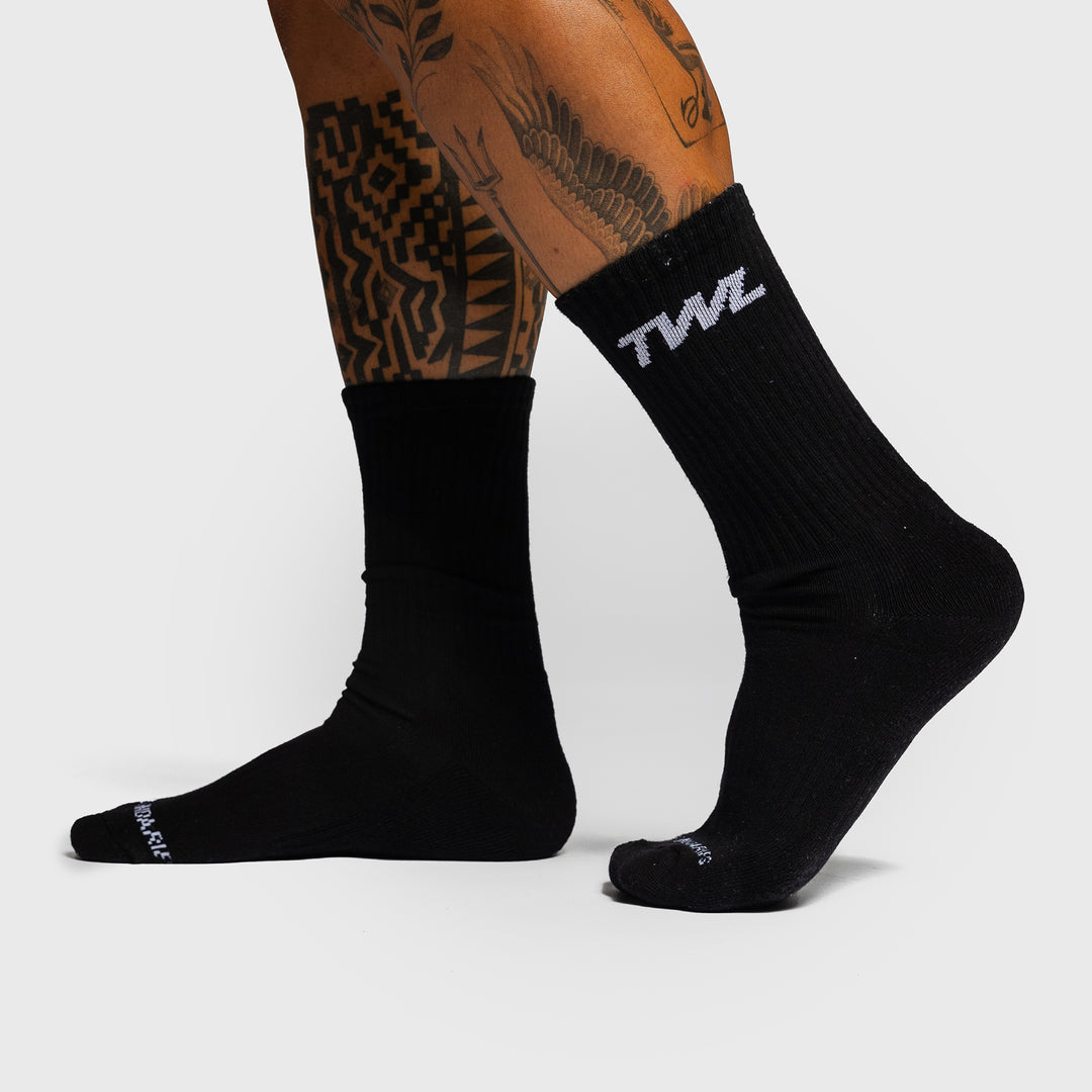 TWL - CREW SOCKS - BLACK