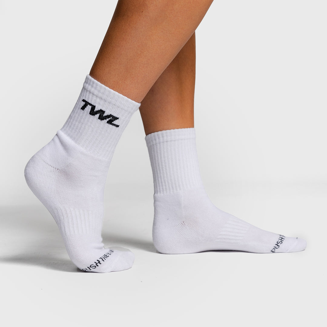 TWL - MID SOCKS - WHITE