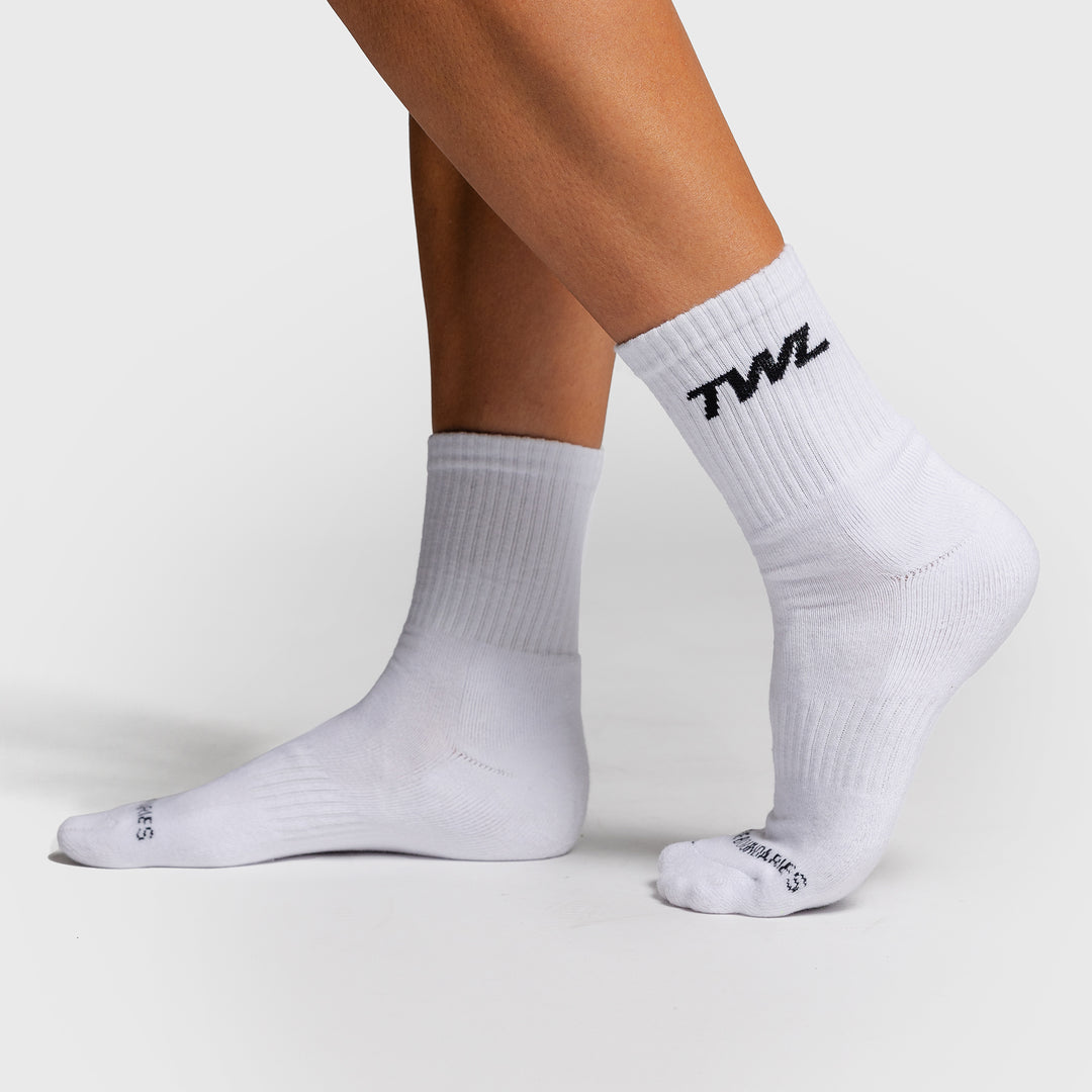 TWL - MID SOCKS - WHITE