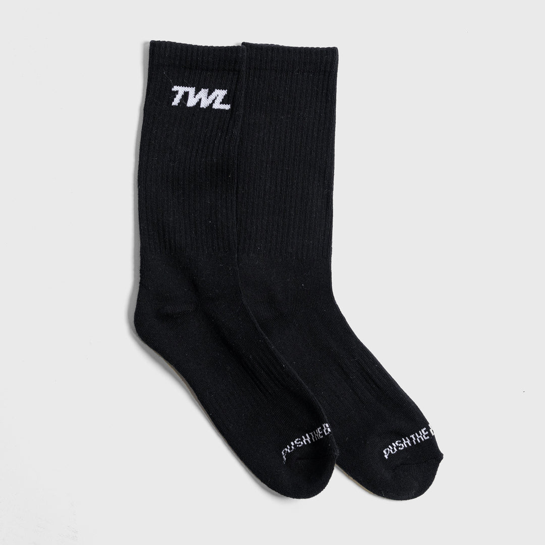 TWL - CREW SOCKS - BLACK