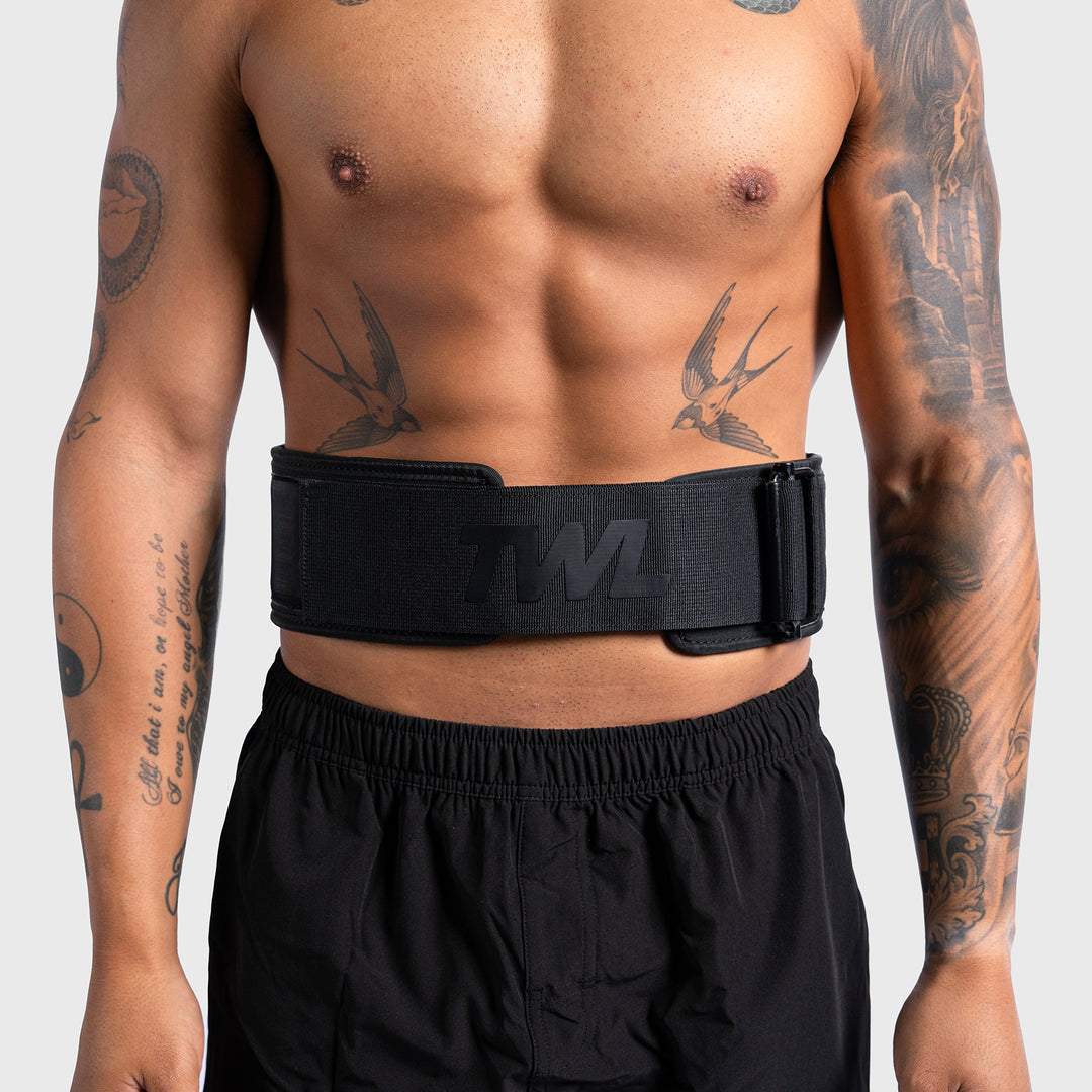 TWL - HYBRID VELCRO LIFTING BELT - BLACKOUT