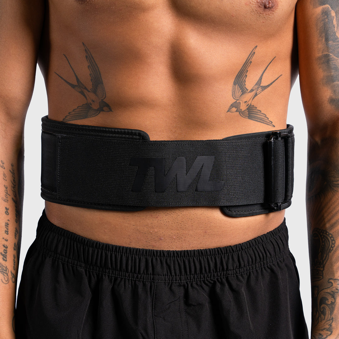 TWL - HYBRID VELCRO LIFTING BELT - BLACKOUT