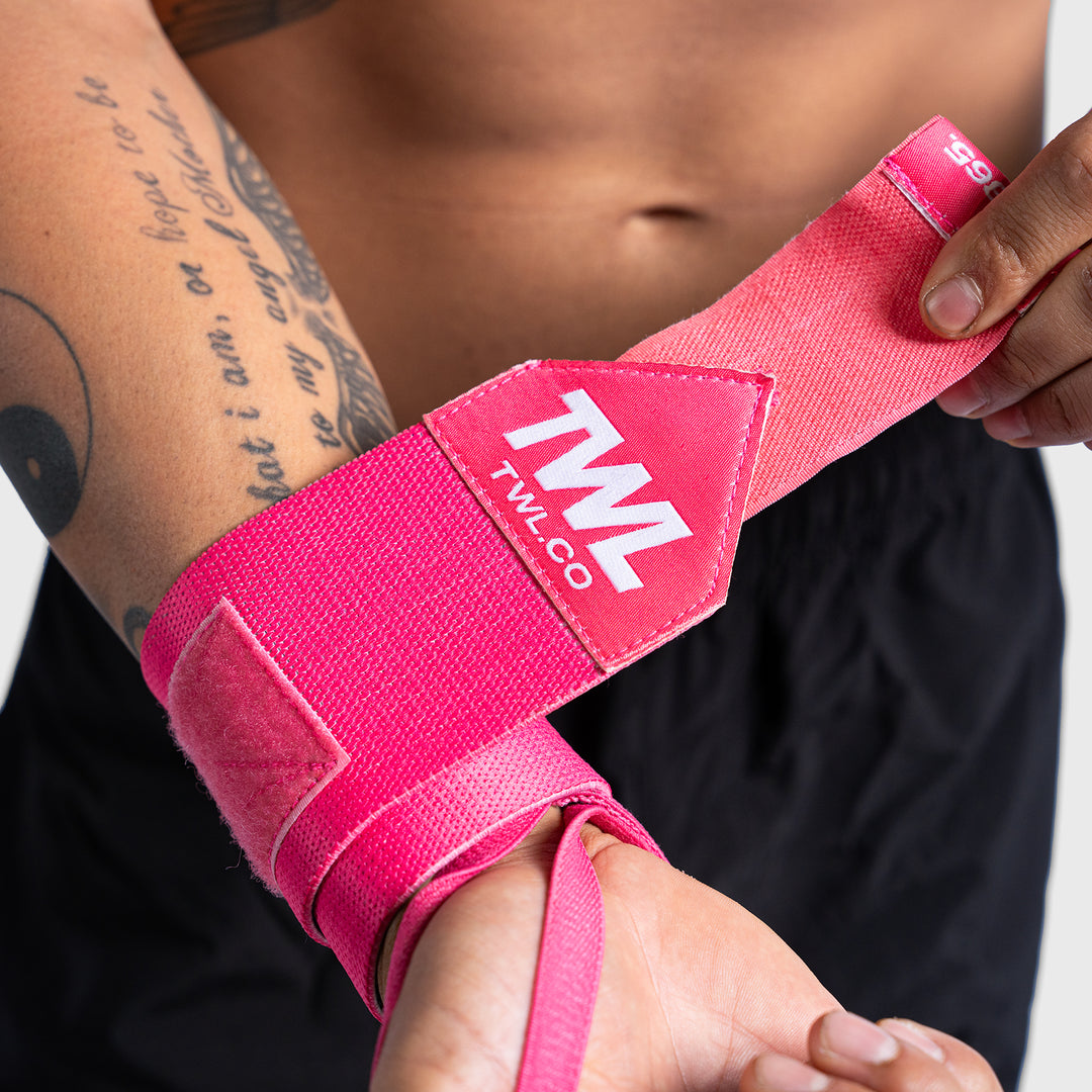 TWL - VELCRO WRIST WRAPS - FLAMINGO