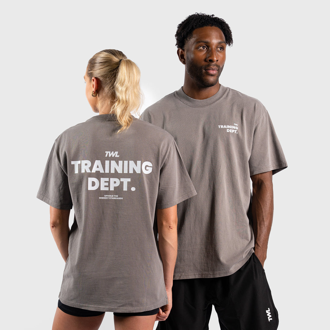 TWL - LIFESTYLE OVERSIZED T-SHIRT - VALUES COLLECTION - TRAINING DEPT/WASHED GREY