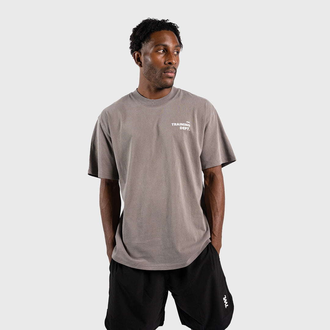 TWL - LIFESTYLE OVERSIZED T-SHIRT - VALUES COLLECTION - TRAINING DEPT/WASHED GREY