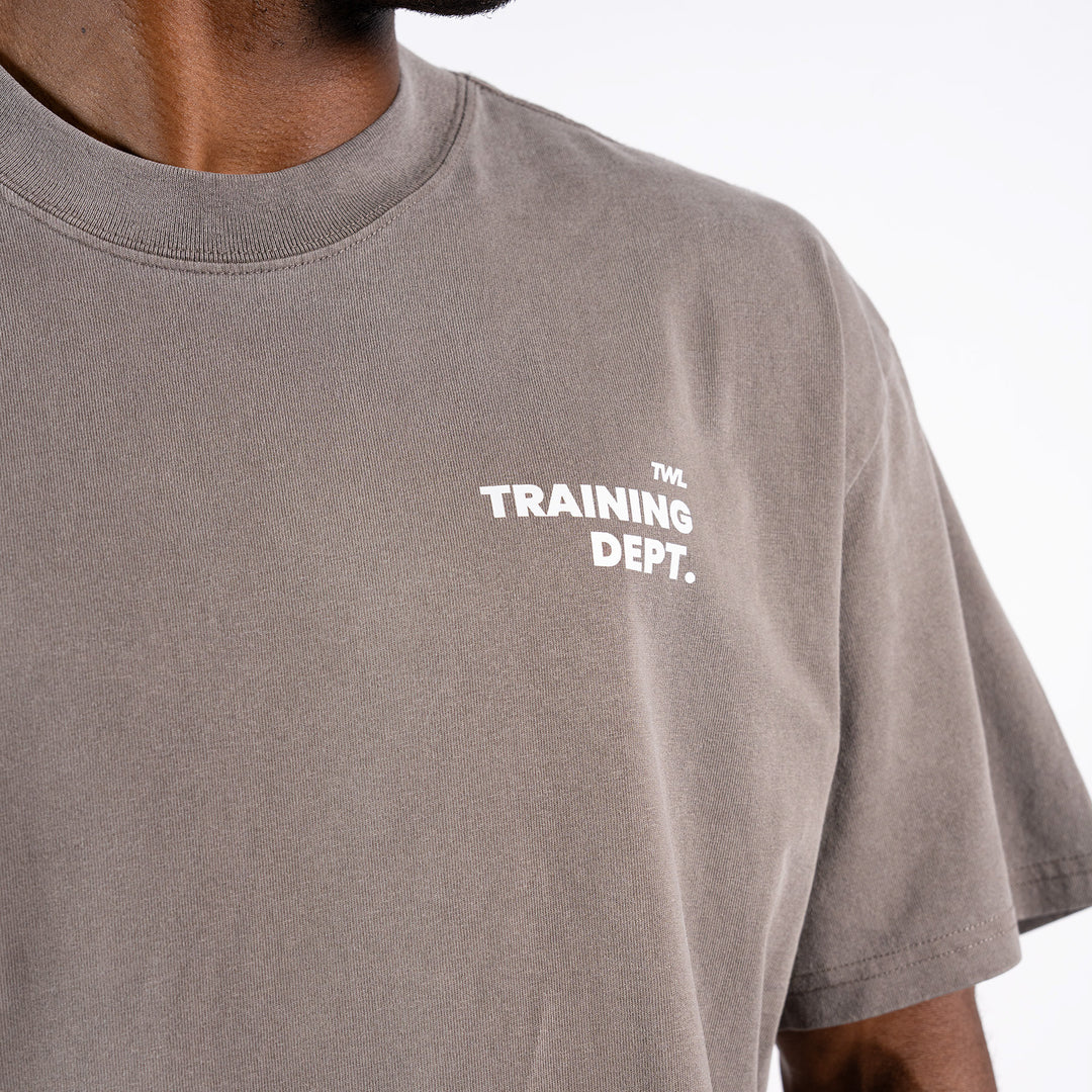 TWL - LIFESTYLE OVERSIZED T-SHIRT - VALUES COLLECTION - TRAINING DEPT/WASHED GREY