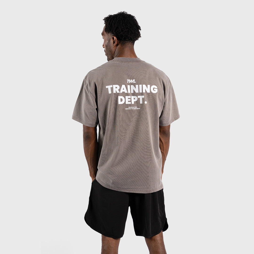 TWL - LIFESTYLE OVERSIZED T-SHIRT - VALUES COLLECTION - TRAINING DEPT/WASHED GREY