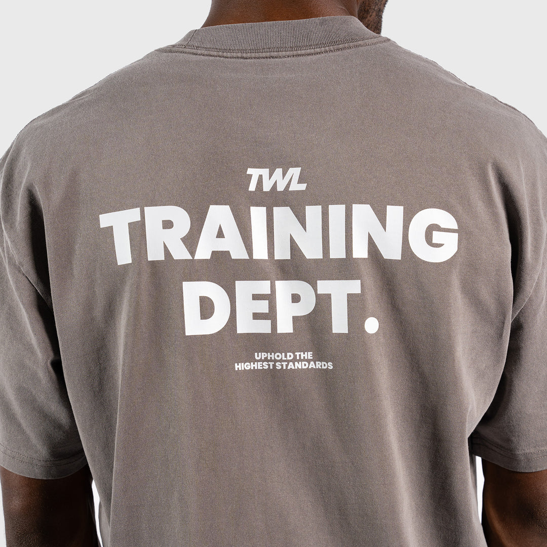 TWL - LIFESTYLE OVERSIZED T-SHIRT - VALUES COLLECTION - TRAINING DEPT/WASHED GREY