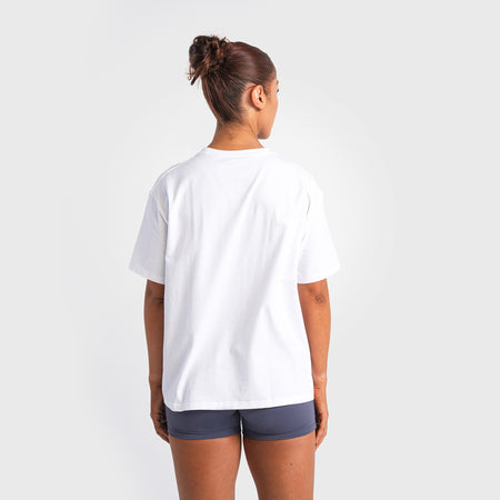 TWL - WOMEN'S OVERSIZED BOYFRIEND T-SHIRT - WHITE