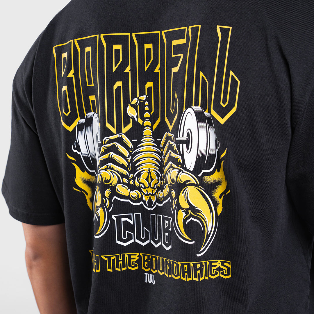 TWL - LIFESTYLE OVERSIZED T-SHIRT - BARBELL CLUB - SCORPION/FADED BLACK