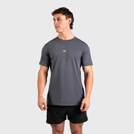 TWL - OVERSIZED T-SHIRT - EMBLEM - DARK GREY