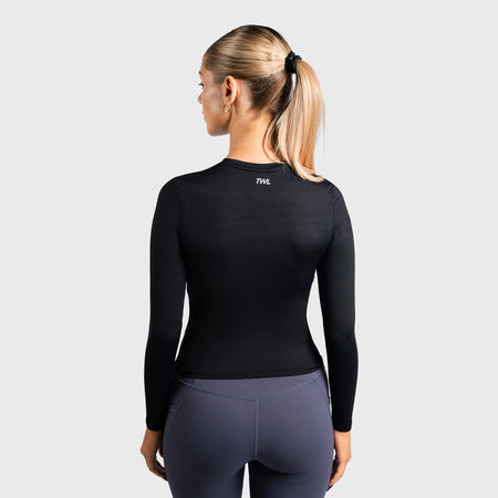 TWL - WOMEN'S P.E. LONG SLEEVE T-SHIRT - BLACK