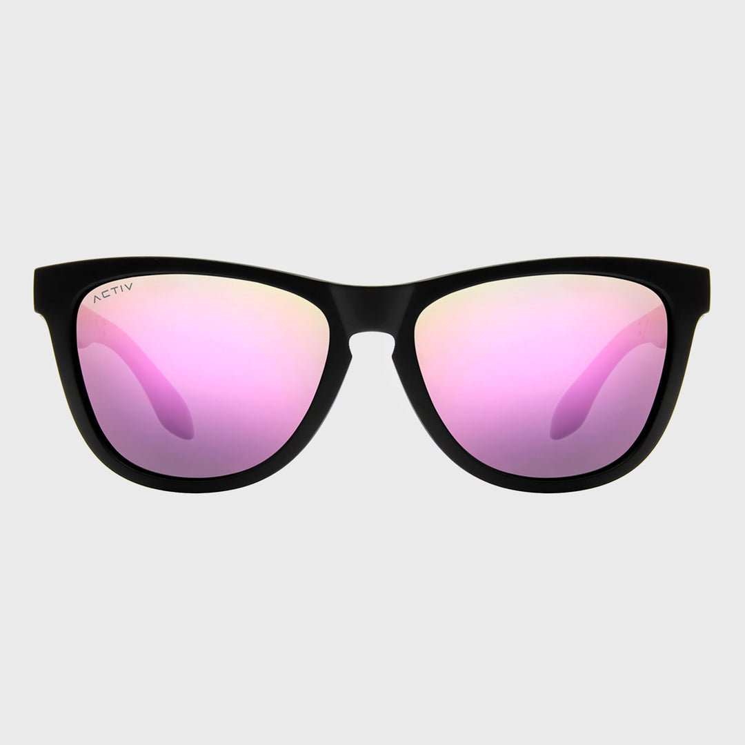 ACTIV - One - Matte Black with Pink Lens