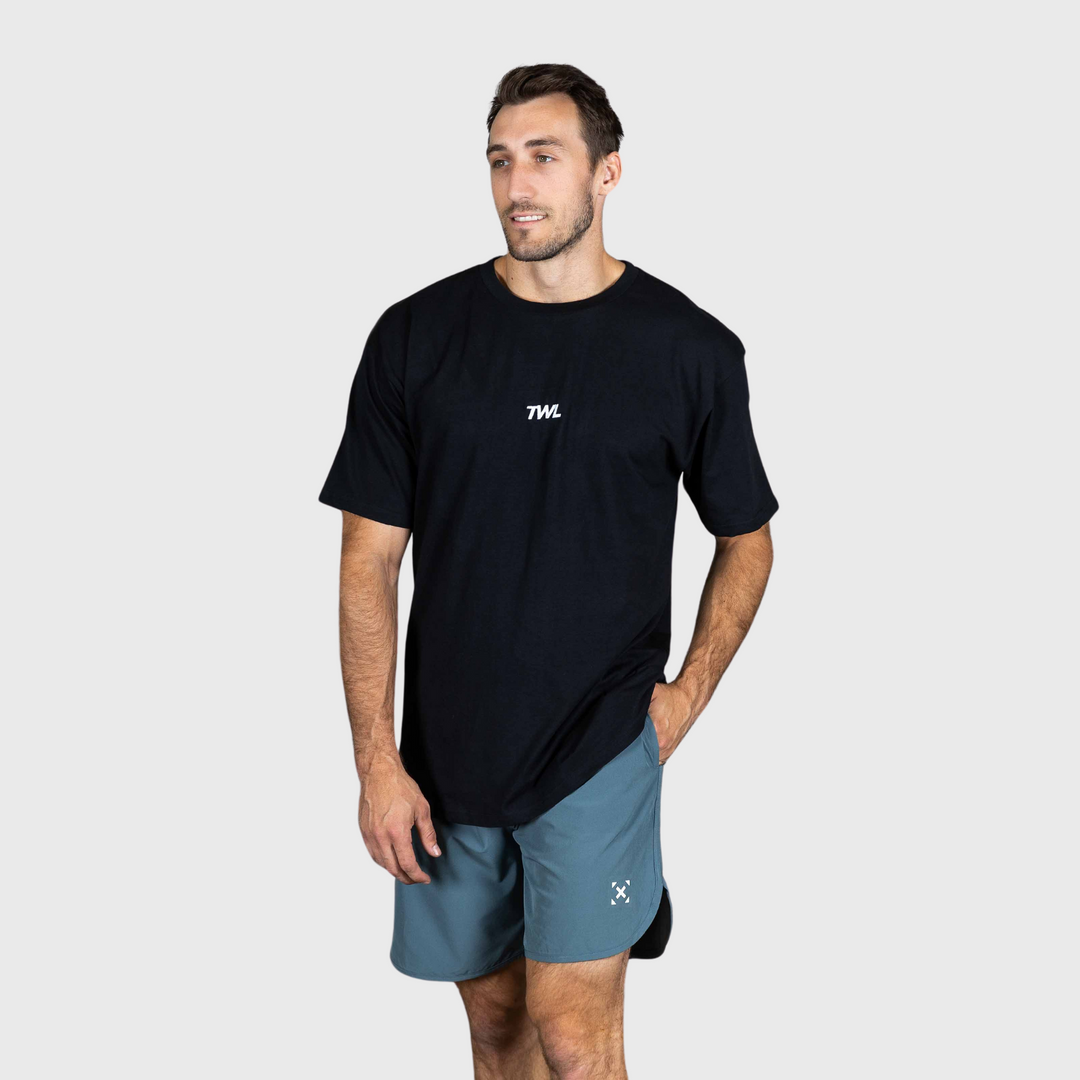 TWL - OVERSIZED T-SHIRT - BLACK/WHITE