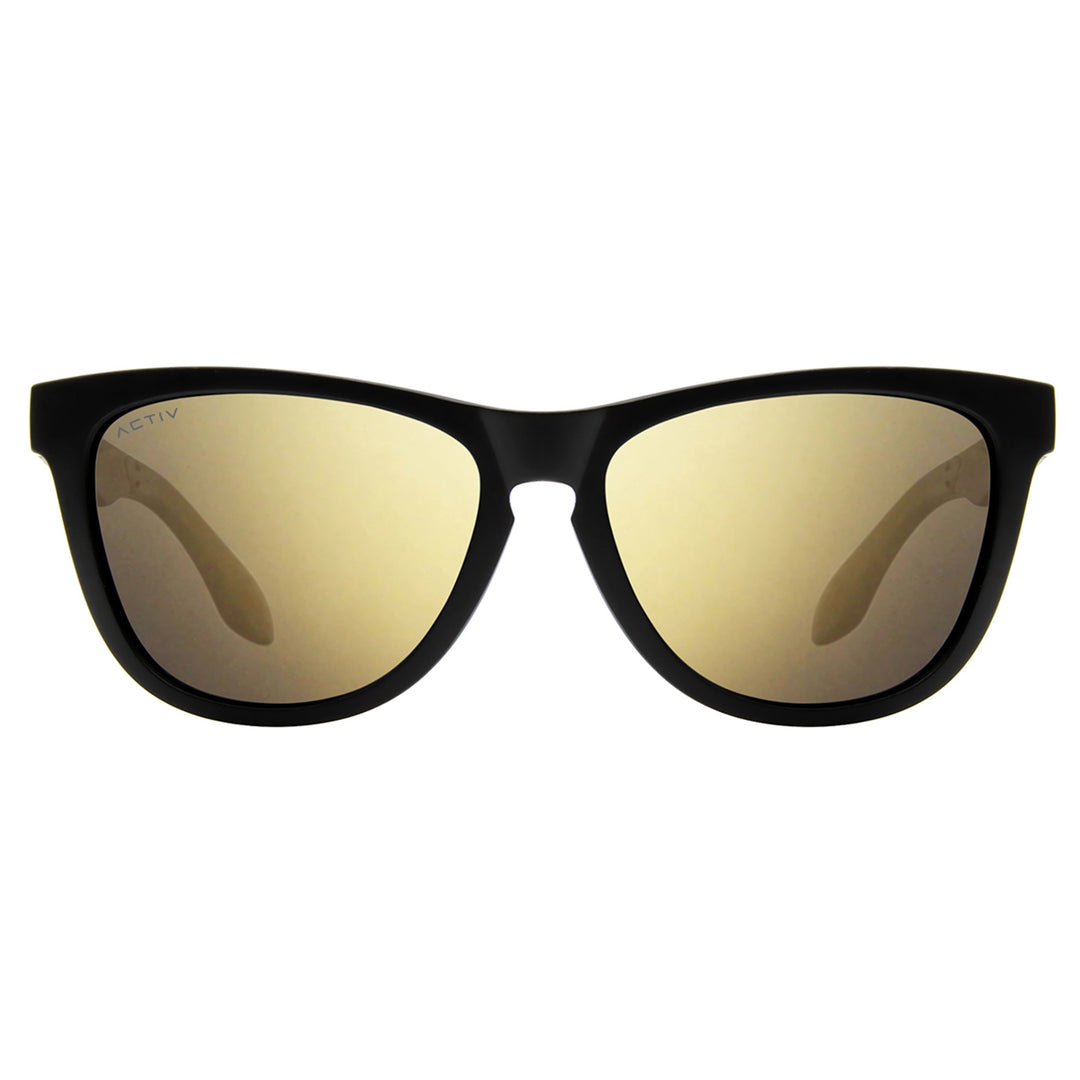 ACTIV - One - Matte Black with Gold Lens