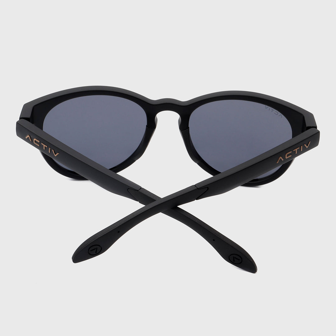 ACTIV - One T2B - Matte Black with Gold Mirror Lens